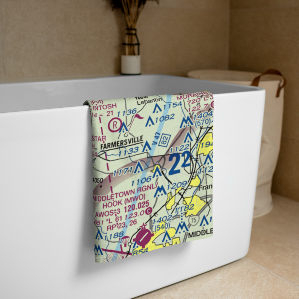 Mite Airport (OI89) VFR Sectional Towel 