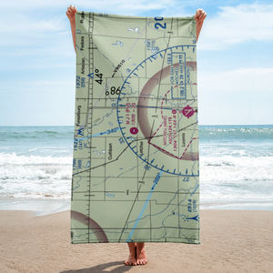 Mj Aviation I Airport (SD01) VFR Sectional Towel