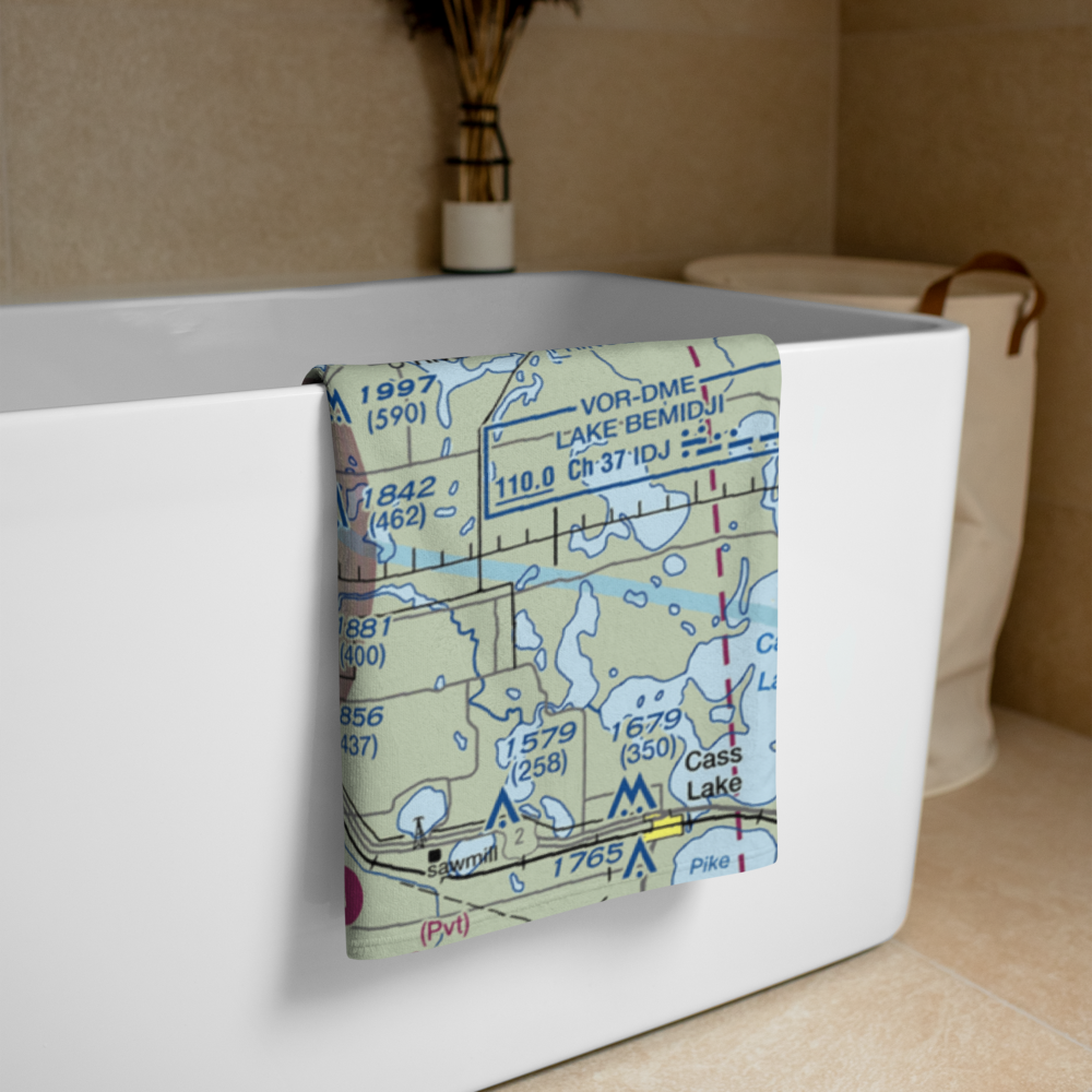 Moberg Air Base (MN13) VFR Sectional Towel 