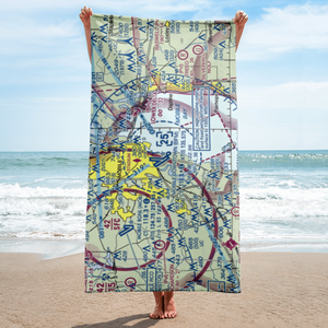 Mobile Downtown Airport (BFM) VFR Sectional Towel
