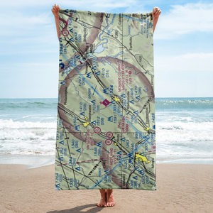 Monroe County Airport (MNV) VFR Sectional Towel