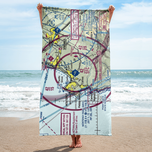 Monterey Peninsula Airport (MRY) VFR Sectional Towel