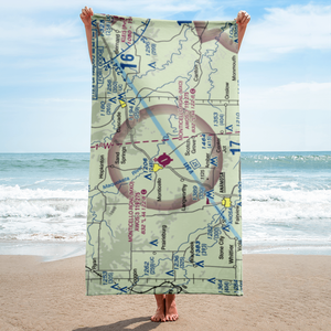 Monticello Regional Airport (MXO) VFR Sectional Towel