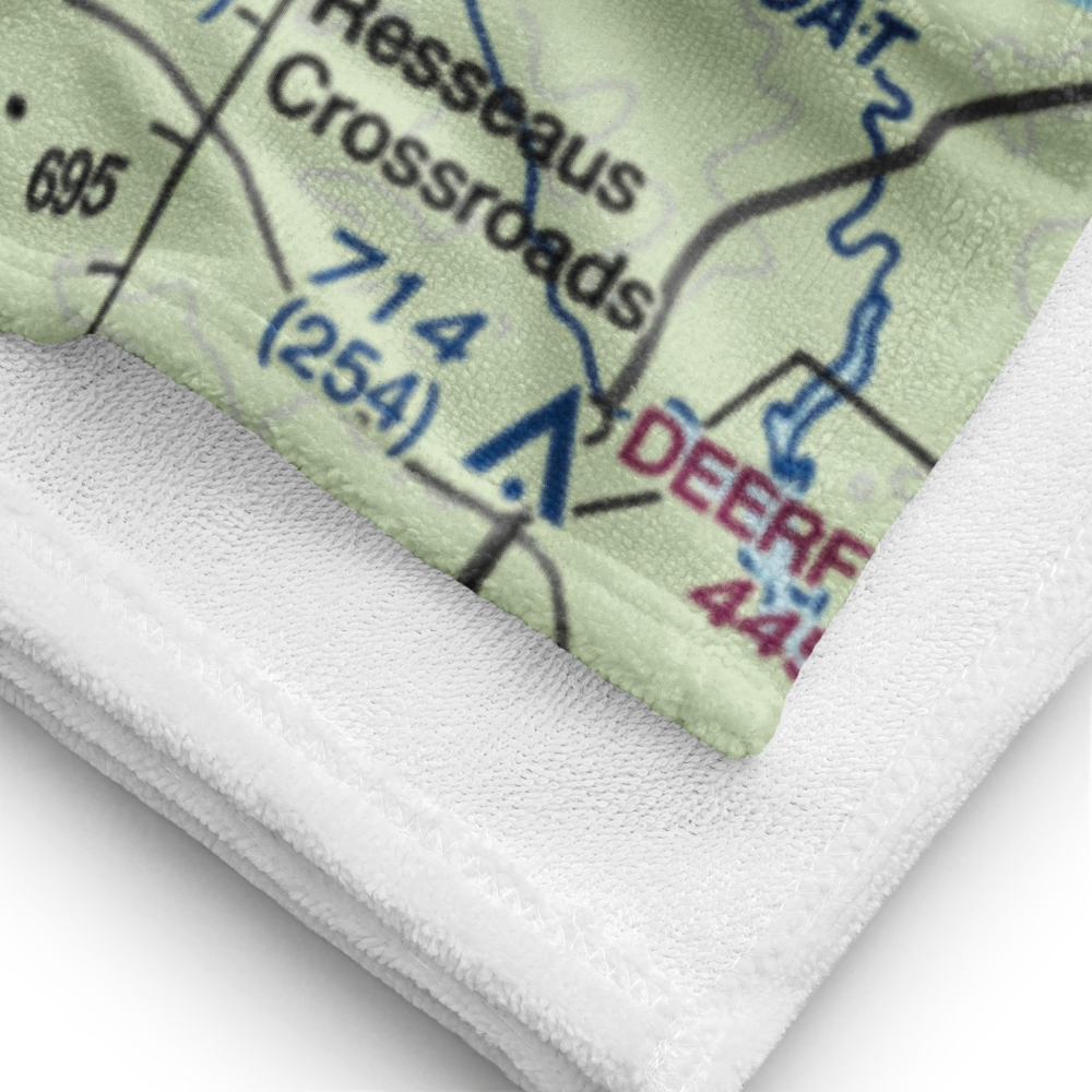 Monticello Sky Ranch Airport (GA06) VFR Sectional Towel 