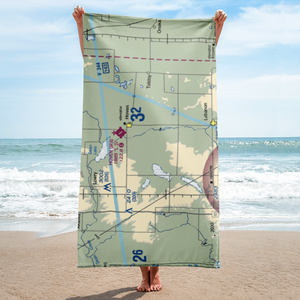 Monty Harer Airstrip (SD79) VFR Sectional Towel