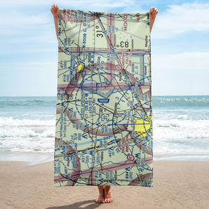 Moody Air Force Base (VAD) VFR Sectional Towel