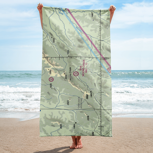 Moore Creek Airport (99AK) VFR Sectional Towel