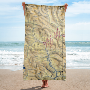 Moose Creek /US Forest Service/ Airport (1U1) VFR Sectional Towel