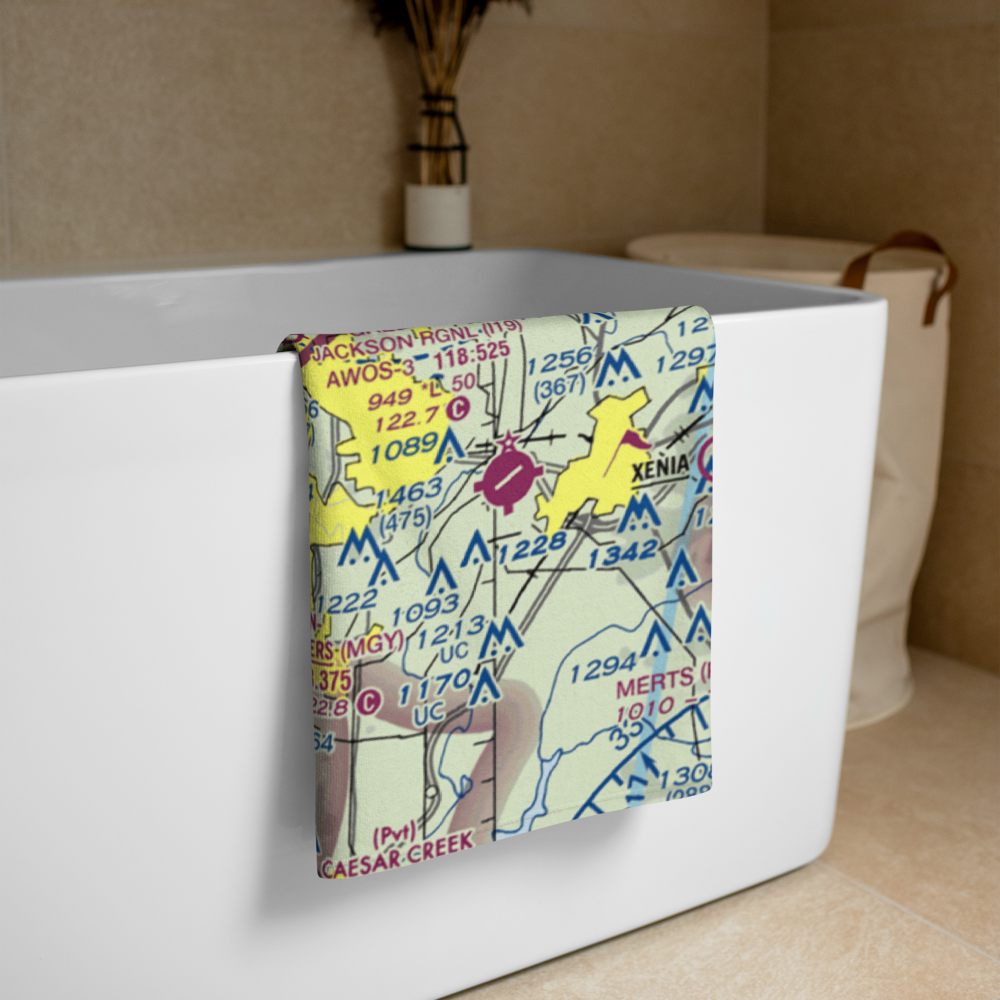 Moraine Air Park (I73) VFR Sectional Towel 