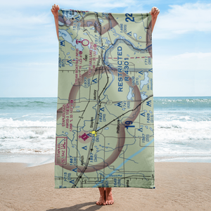 Morey's Airport (22Y) VFR Sectional Towel