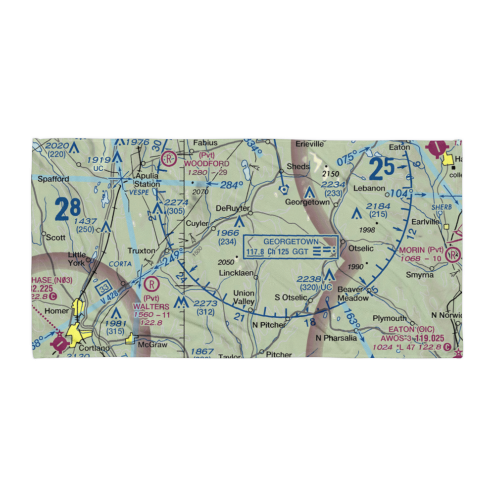 Morin Airport (7NK7) VFR Sectional Towel 