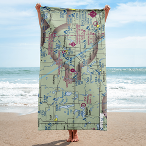 Mort's Landing Airport (0WI1) VFR Sectional Towel