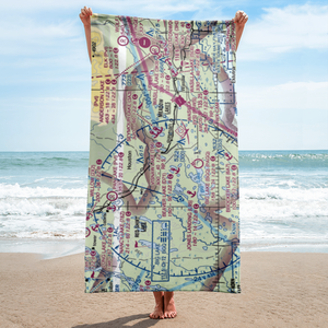 Morvro Lake Seaplane Base (80AK) VFR Sectional Towel