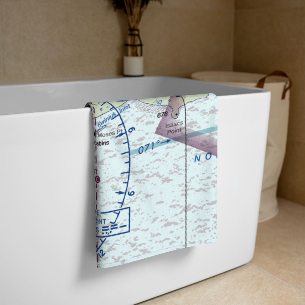 Moses Point Airport (MOS) VFR Sectional Towel 