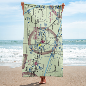 Mount Pleasant Municipal Airport (MPZ) VFR Sectional Towel