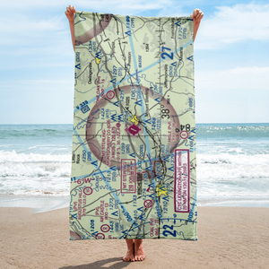Mount Sterling Montgomery County Airport (IOB) VFR Sectional Towel