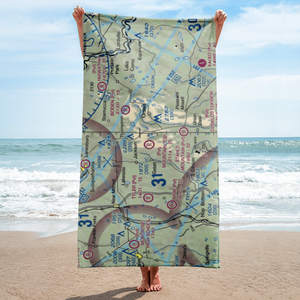 Mountain Top Airport (4PS4) VFR Sectional Towel