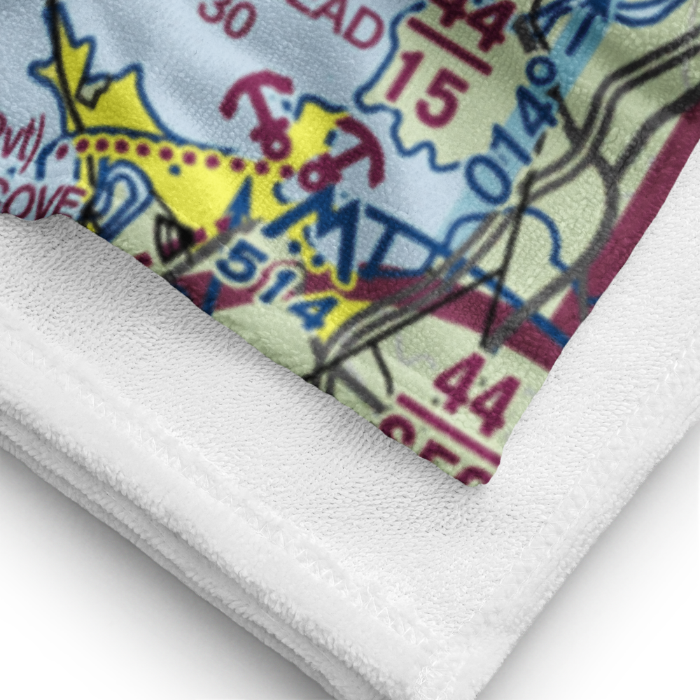 Mountain View Airpark (4NY0) VFR Sectional Towel 