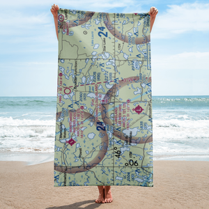 Moving Cloud Island Seaplane Base (1WI2) VFR Sectional Towel