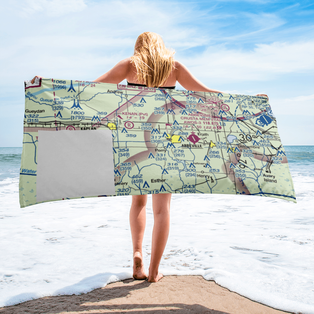 Ms Pats Airport (35LA) VFR Sectional Towel 