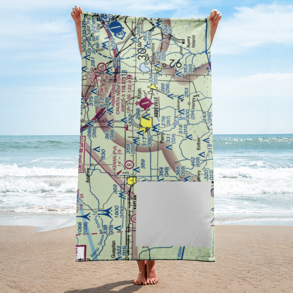 Ms Pats Airport (35LA) VFR Sectional Towel 