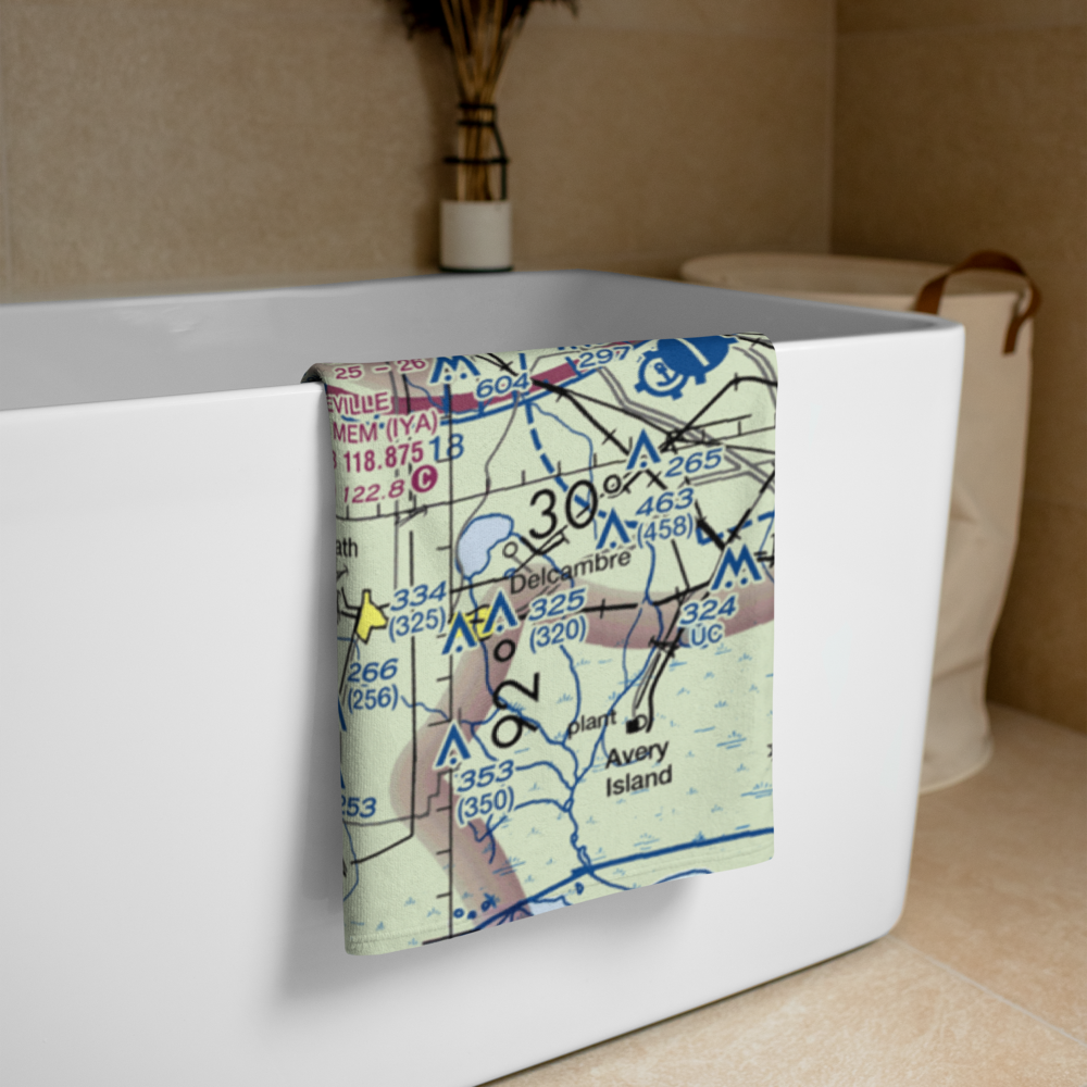 Ms Pats Airport (35LA) VFR Sectional Towel 