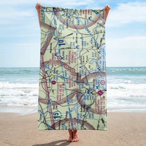 Murdock's Holly Bu Airport (23VG) VFR Sectional Towel