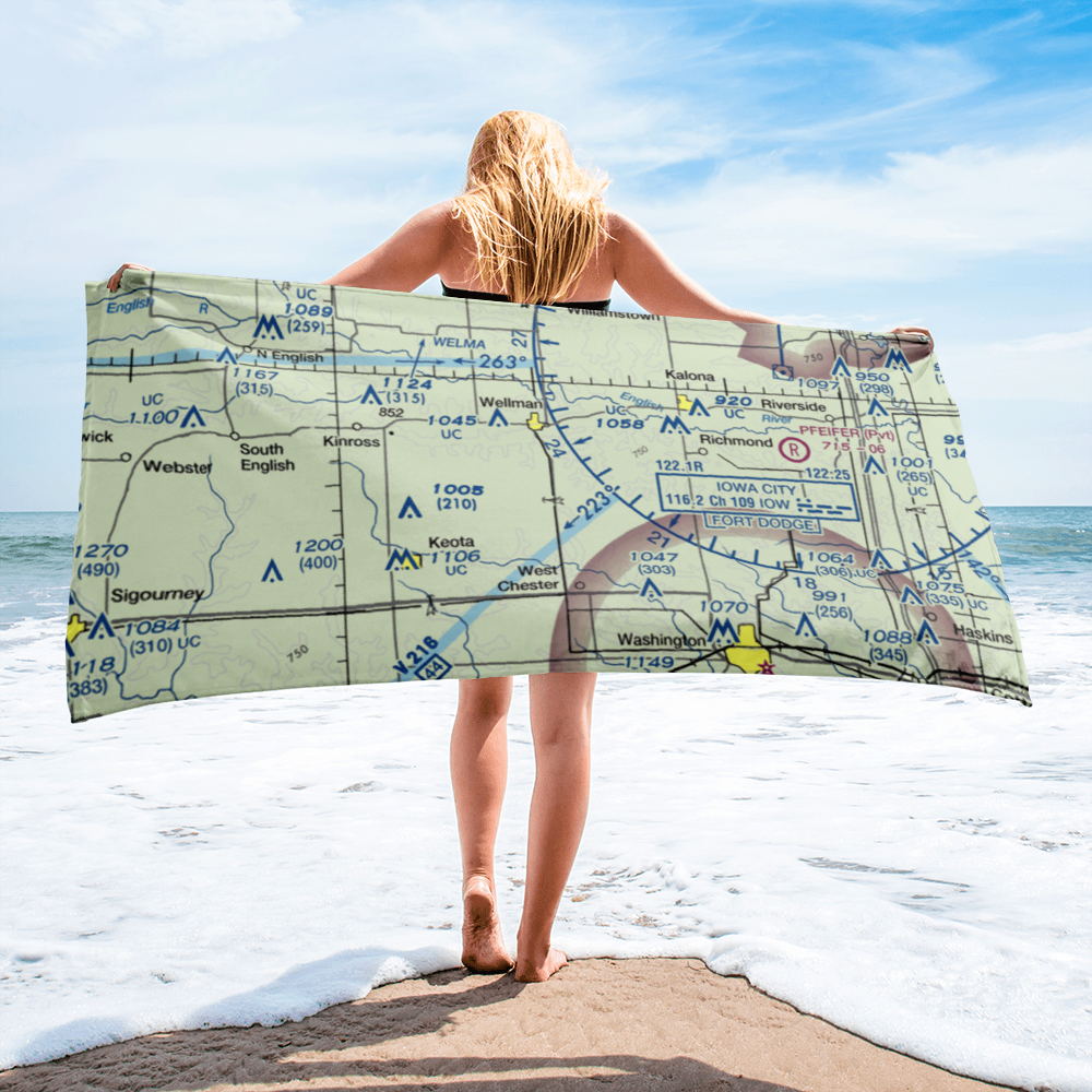 Murphy Field Private Airport (5IA7) VFR Sectional Towel 