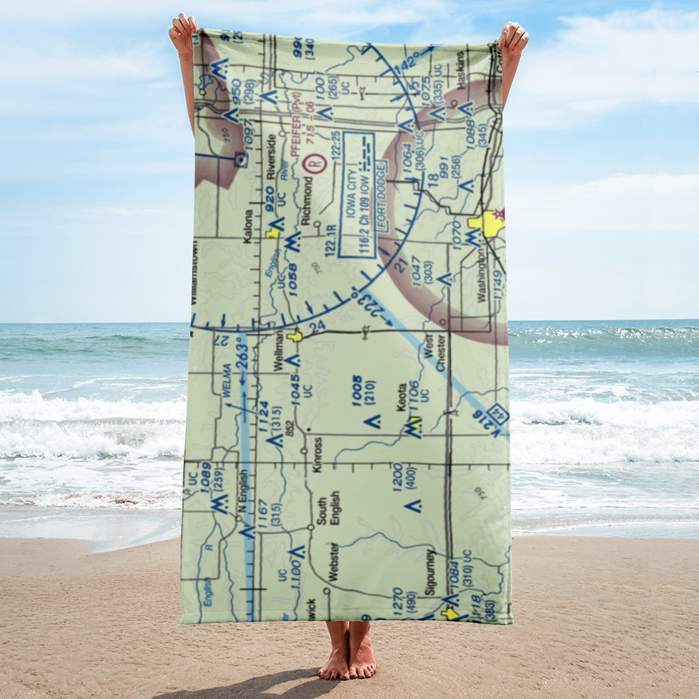 Murphy Field Private Airport (5IA7) VFR Sectional Towel 