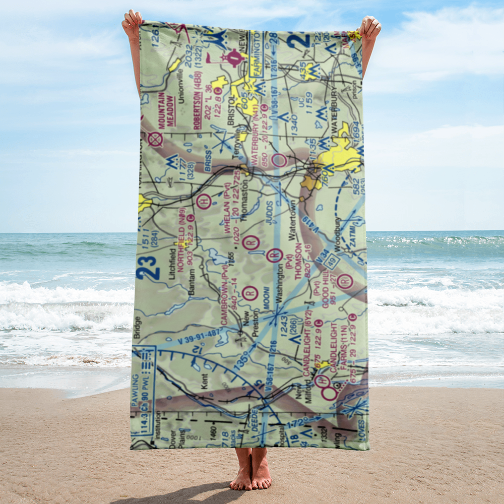 Murphy's Landing Balloonport (CT30) VFR Sectional Towel 