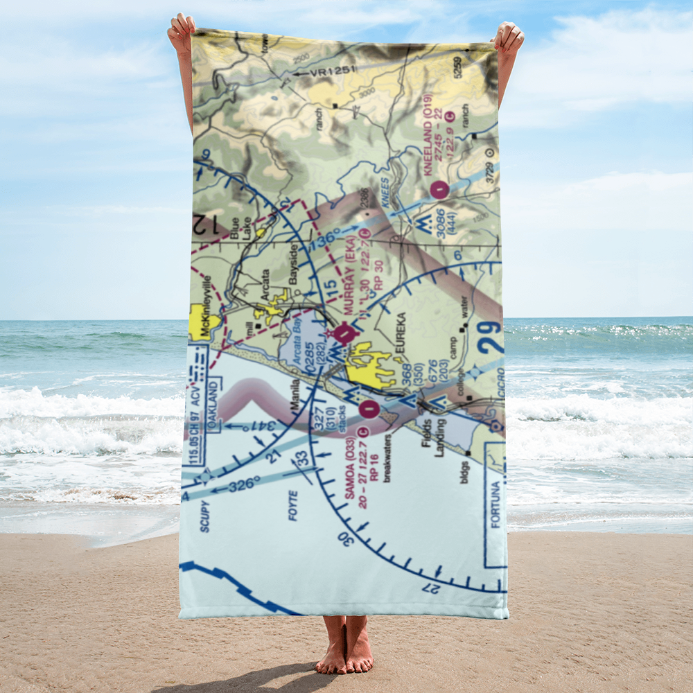 Murray Field (EKA) VFR Sectional Towel 