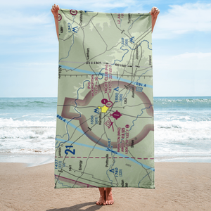 Muxworthy Airport (1TX6) VFR Sectional Towel