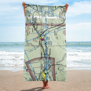 My Airport (WN65) VFR Sectional Towel