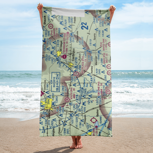 My Place Airport (3OH7) VFR Sectional Towel