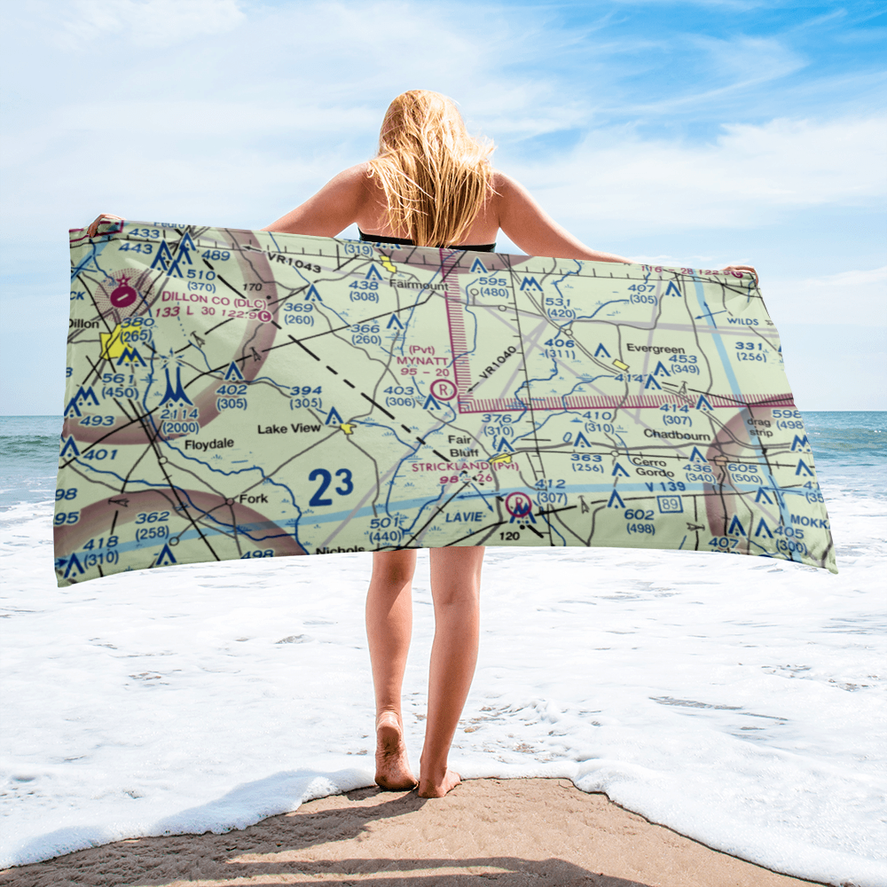 Mynatt Field (53NC) VFR Sectional Towel 