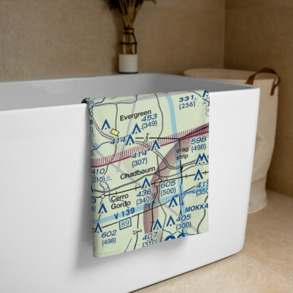 Mynatt Field (53NC) VFR Sectional Towel 