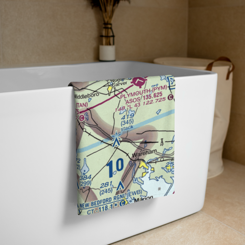 Myricks Airport (1M8) VFR Sectional Towel 