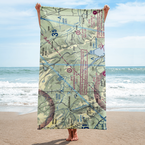 Mysterious Valley Airport (20CL) VFR Sectional Towel