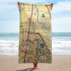 Mystery Well Ranch Airport (25AZ) VFR Sectional Towel