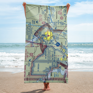 N & N Airport (49KS) VFR Sectional Towel