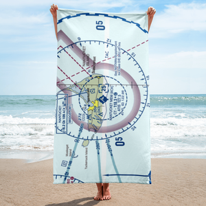 Nantucket Memorial Airport (ACK) VFR Sectional Towel