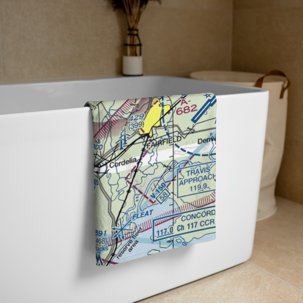 Napa County Airport (APC) VFR Sectional Towel 