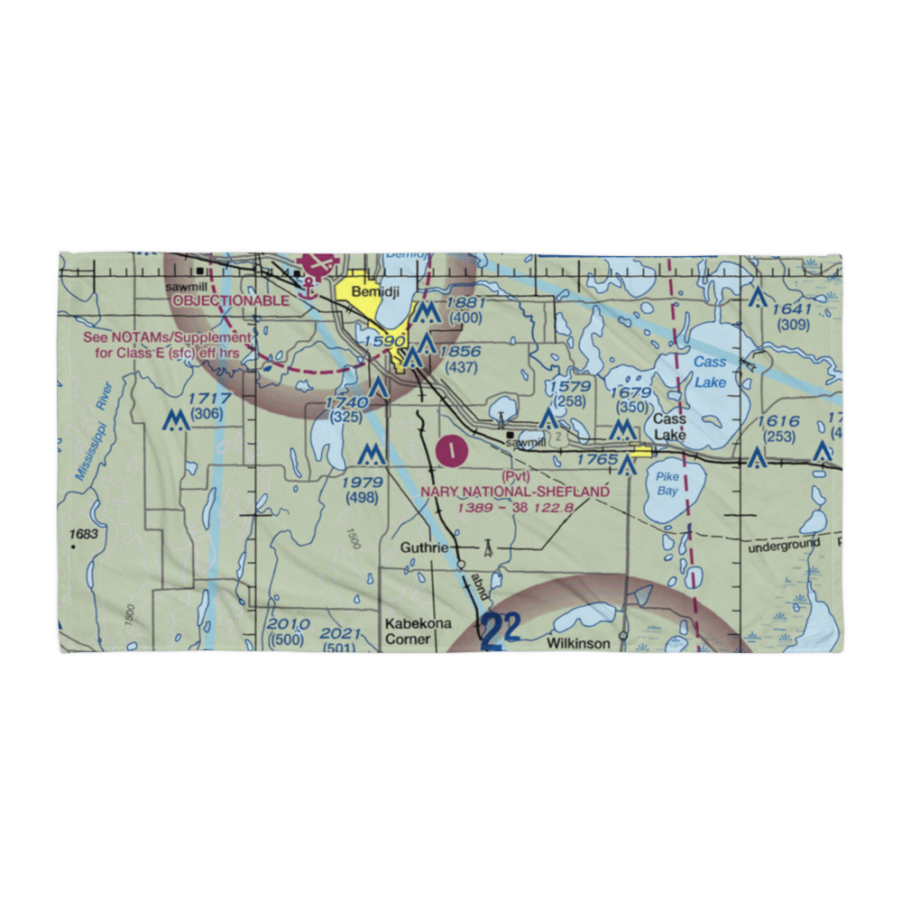 Nary National Shefland Field (5C3) VFR Sectional Towel 