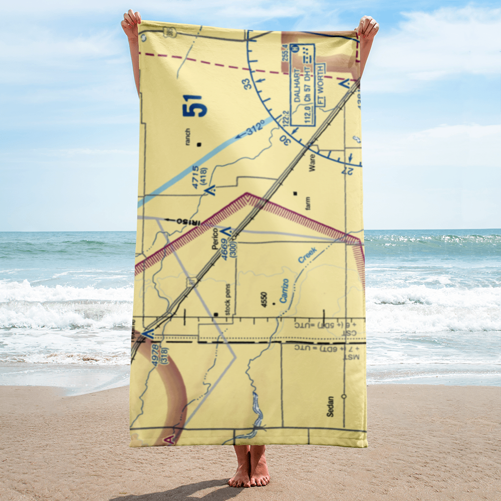 Nebtex Land Co. Airport (TA13) VFR Sectional Towel 