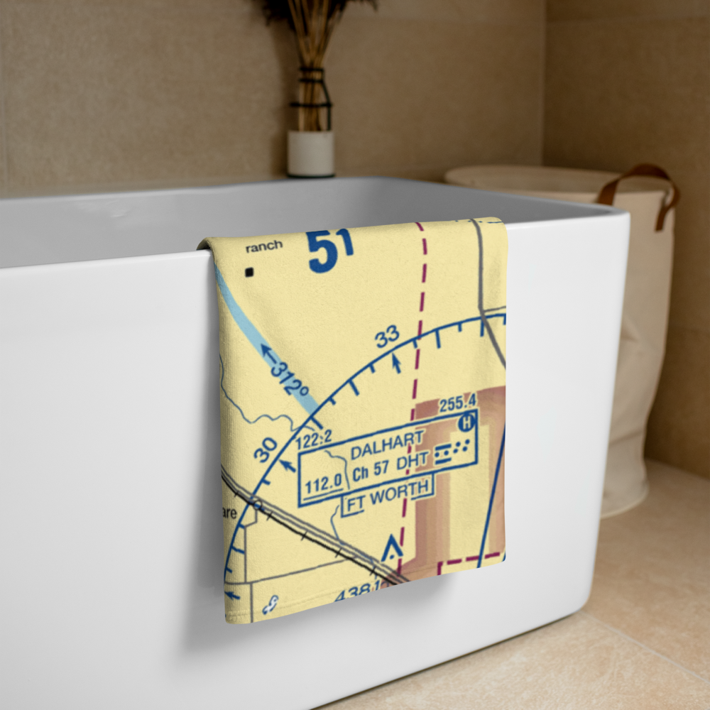 Nebtex Land Co. Airport (TA13) VFR Sectional Towel 