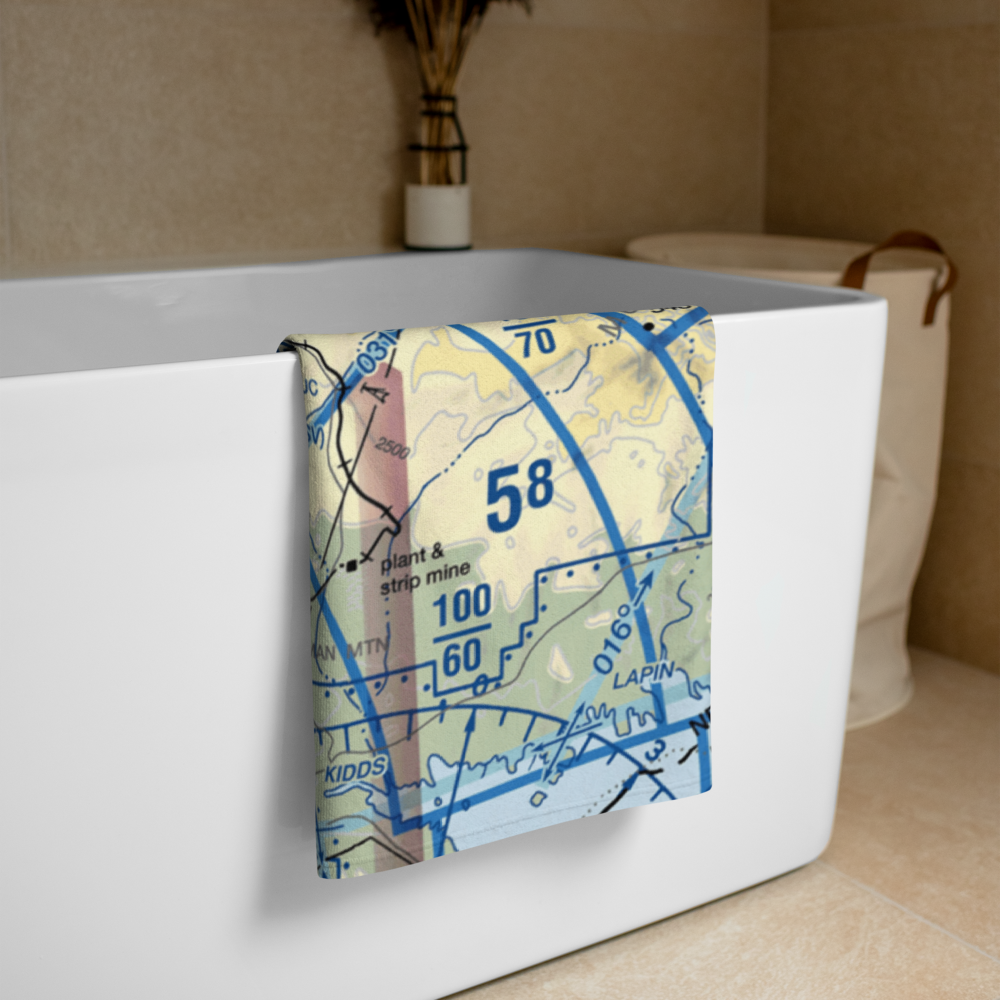 Nellis Air Force Base (LSV) VFR Sectional Towel 