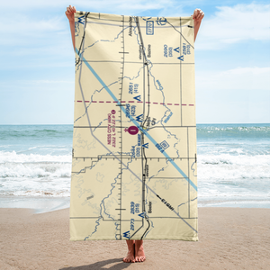 Ness City Municipal Airport (48K) VFR Sectional Towel