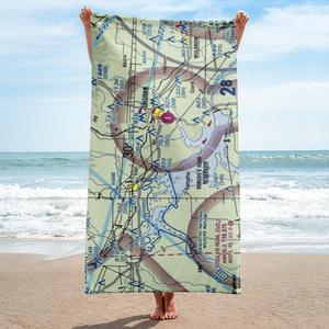 Neversweat Too Airport (89OK) VFR Sectional Towel