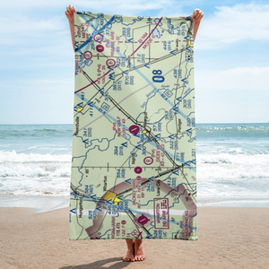 New Gulf Airport (T17) VFR Sectional Towel
