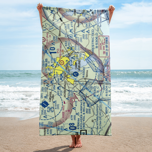 New River MCAS /H/ /Mccutcheon Fld/ Airport (NCA) VFR Sectional Towel